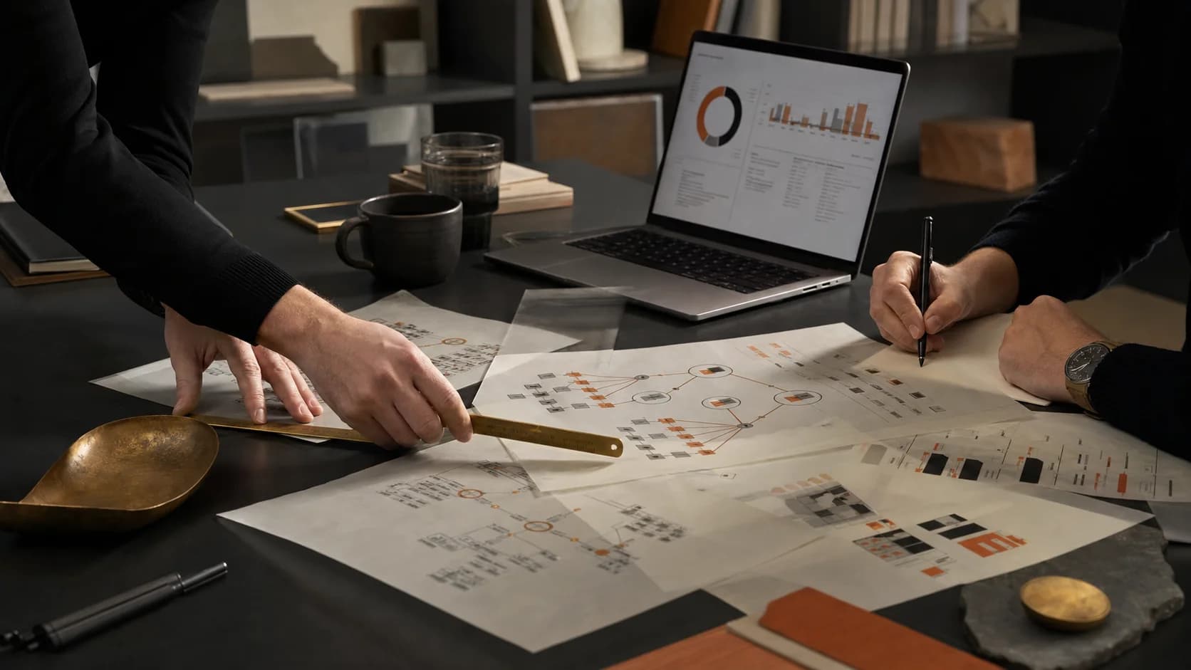 SEO-Agentur-Arbeit an Seitenarchitektur, Crawl-Daten und priorisierten Maßnahmen