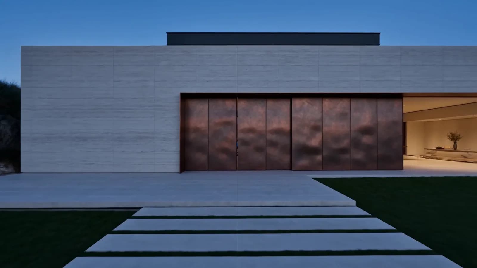 Architektonische Bildwelt der fiktiven Concept Study RAUMFOLGE 07