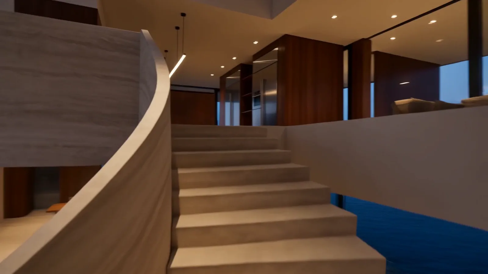 Fiktive Architektur-Bildwelt: Material